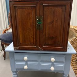 Antique Spice/Medicine Cabinet From The 1800S.