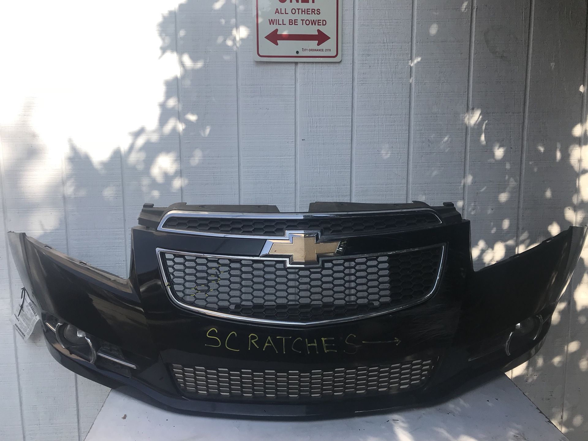 2011-2016 Chevy Cruze Front Bumper W/(Fog’s Lamp Kit Pair ) and Lower Grill
