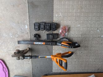 Leaf blower and edger!