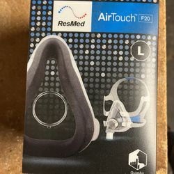 ResMed AirTouch F20 Full Face Mask with Headgear Size Large New  Sealed 