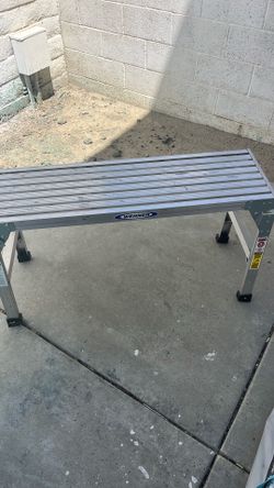 Werner aluminum work platform