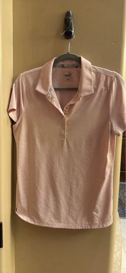 puma pink golf shirt - women - medium