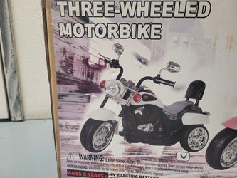 Three Wheeled Motorbike