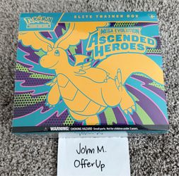 Pokémon TCG: Mega Evolution Ascended Heroes Elite Trainer Box NEW/SEALED