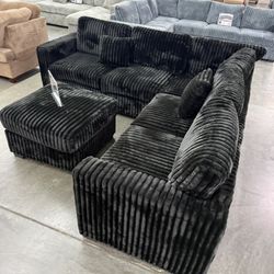 Black Sectional 