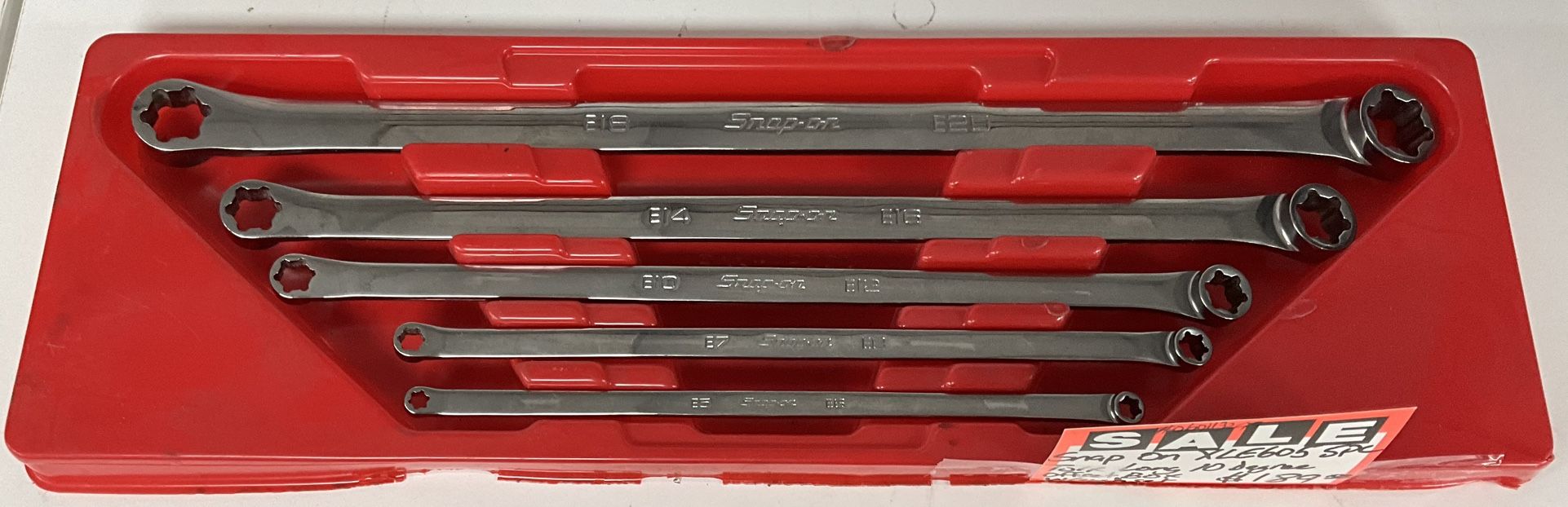 Snap On XLE605 5pc Torx Long 10 Degree Offset Box Wrench Set