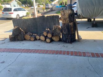 Free pine firewood.