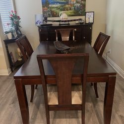 Table And 4 Chairs 