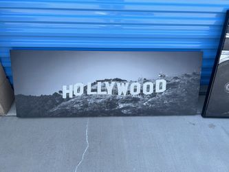HOLLYWOOD SKYLINE CANVAS ART