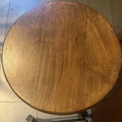 Rustic Walnut Top Stool