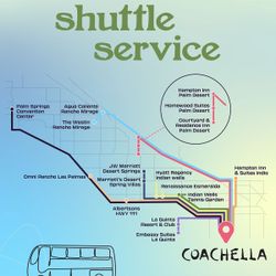 Coachella Weekend 2 Shuttle Pass (Saturday + Sunday ONLY)