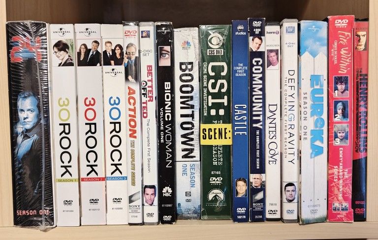 Selling Large TV Show on DVD Lot