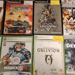 Xbox 360 Games PlayStation 2 Games And Playstation 3 Games Only For Trading Other Games