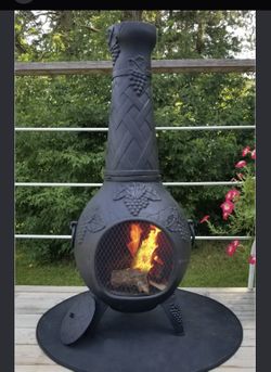 Beautiful Patio Chimney