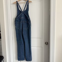 Women’s denim overalls, size 30R/12R