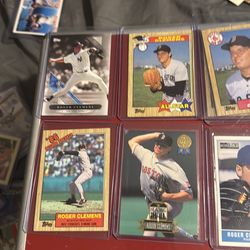 Roger Clemens baseballs lot