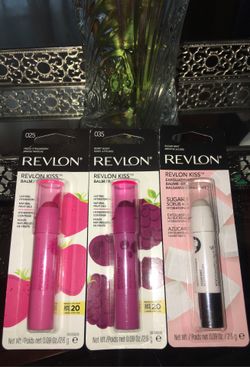 Revlon lip balms