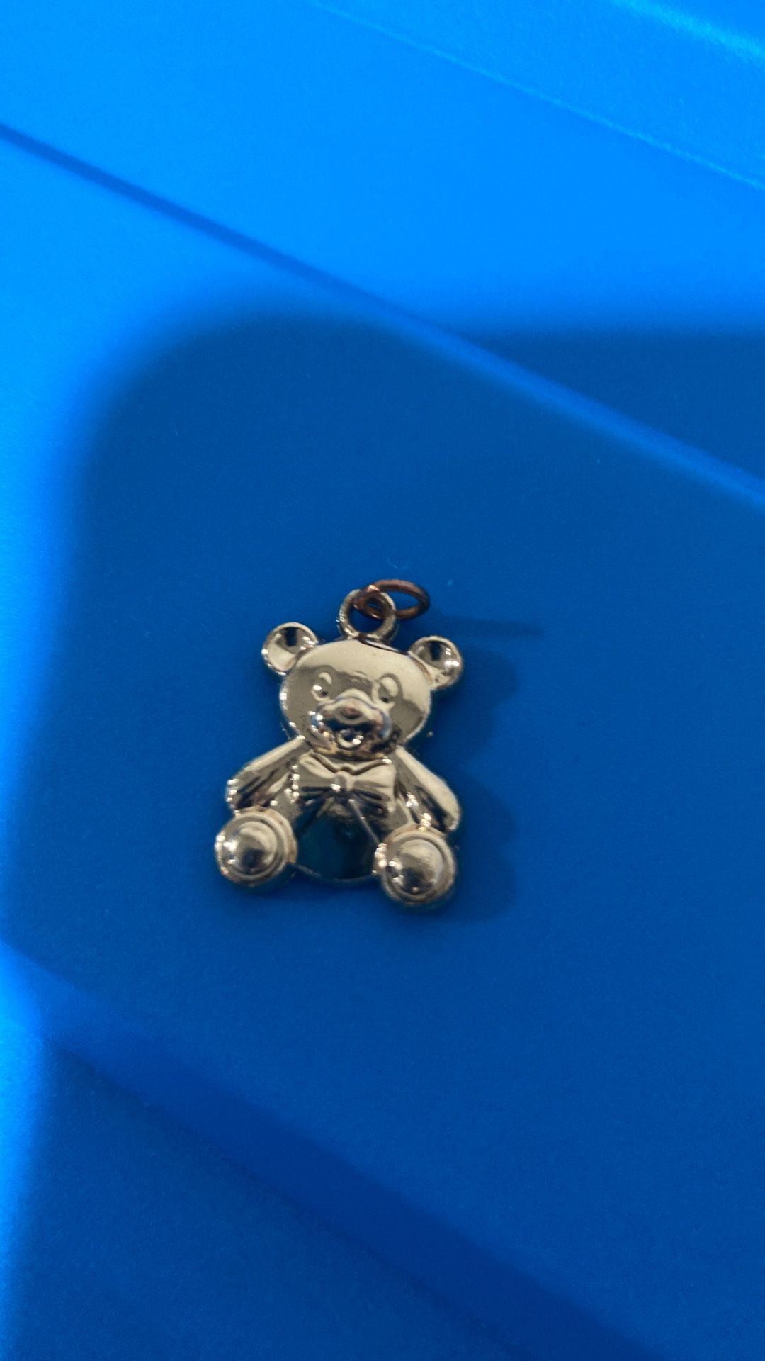 Teddy Bear Pendant Without Chain Necklace