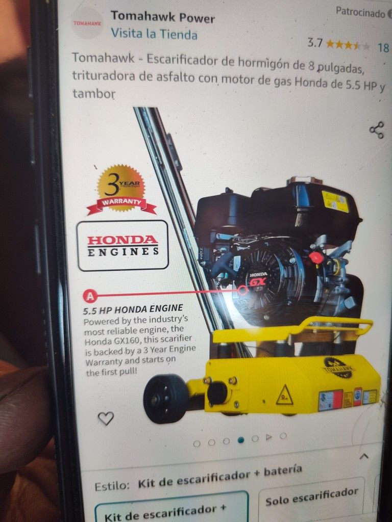 Máquina Para Rebajar El Concreto En Buenas Condiciones Está Nueva