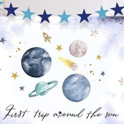 First Birthday Backdrop 