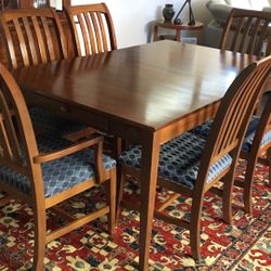 Ethan Allen Dining Table And Chairs