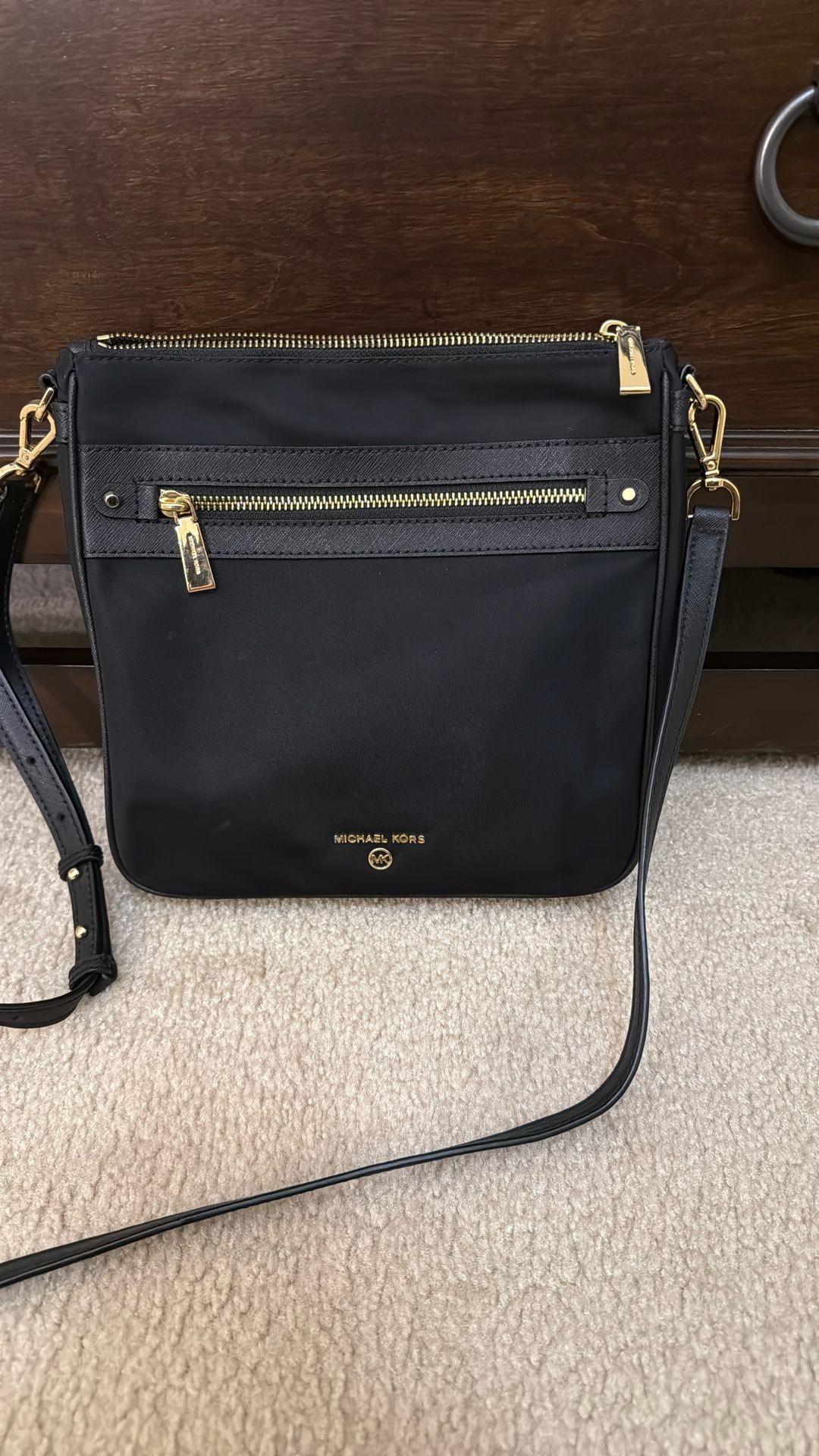 Michael Kors Jet Set  Nylon Gabardine Messenger Bag