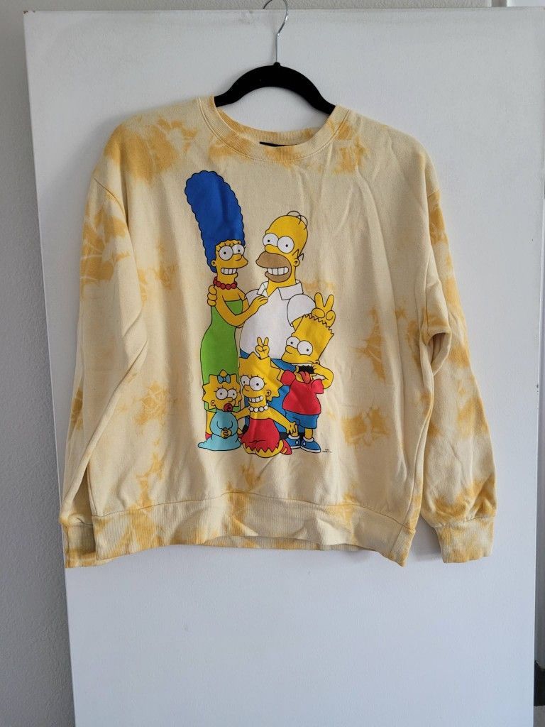 Yellow Small Simpson Sweater