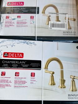 Delta Chamberlain Bathroom Faucet In Champaign Bronze