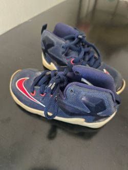 Nike Toddler Kids Blue & Red Size 7C
