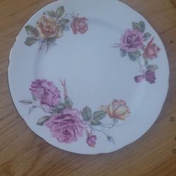 Rare Vintage HAMMERSLEY 'Margaret Rose' Bone China Salad Plate
