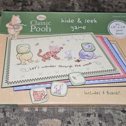 Disney Classic Pooh hide & seek game, for 18 mos. & up. Brand New Factory Sealed