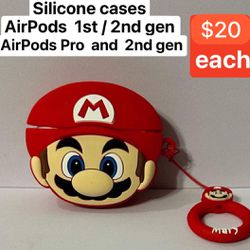 Silicona AirPods Pro  And  2nd gen. Cases $20 each.