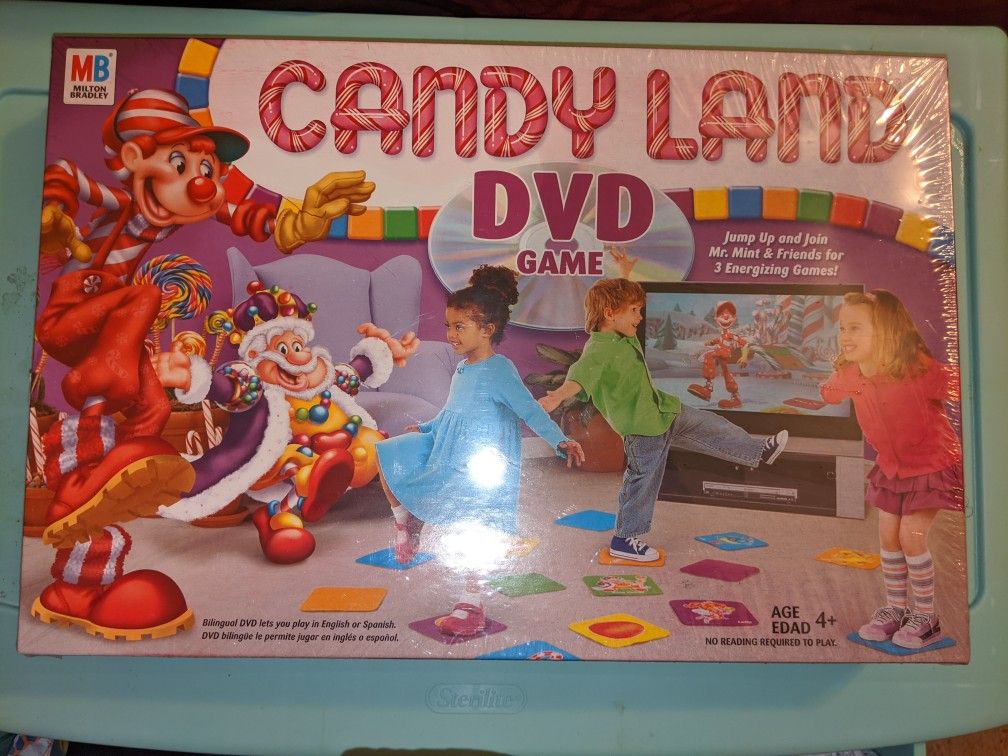 *NEW* CANDY LAND DVD Game Candyland Board Game Toddlers Preschool Great Fun 4+