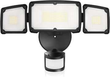 New Three-head LED Security Light With Motion Sensor