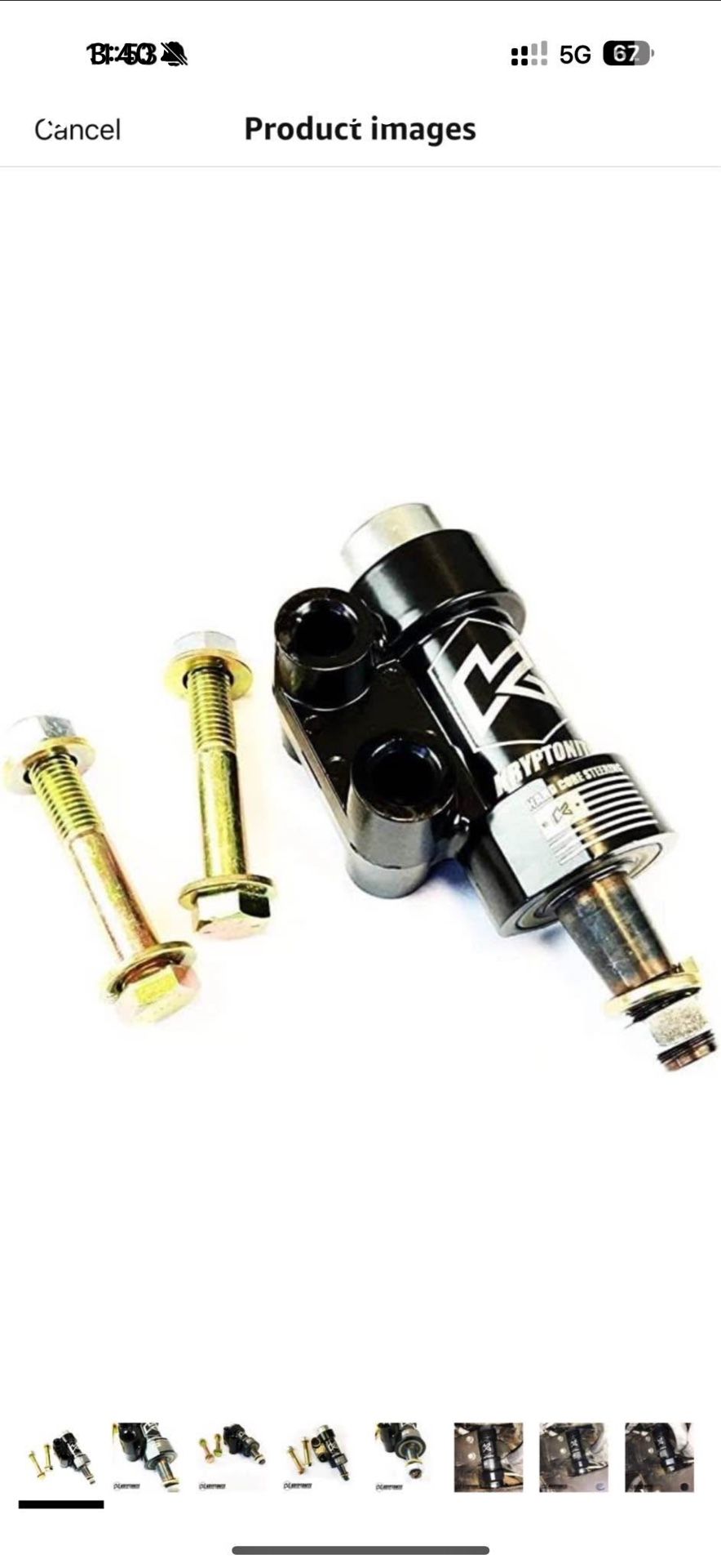 Kryptonite Death Grip Idler Arm Support Compatible with 2011-2019 Chevy/GMC 2500HD 3500HD KR280