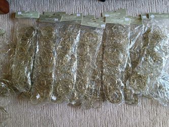 20 Packages Of 5' Each Midwest Sparkle Silver Mirror Wire Garland NEW