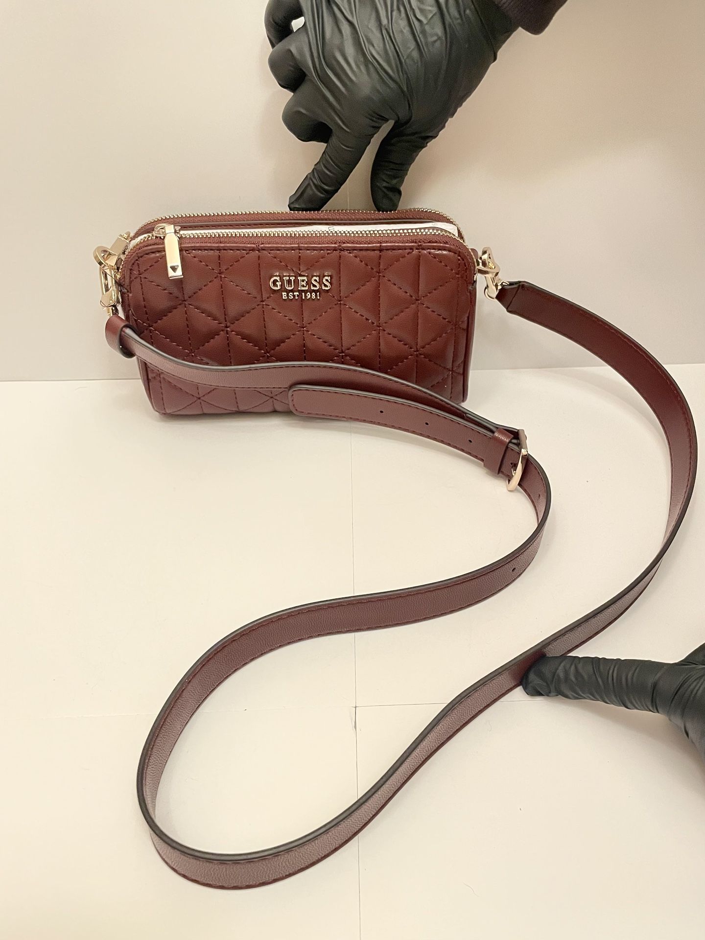 GUESS Women's Kori Status Crossbody Bag