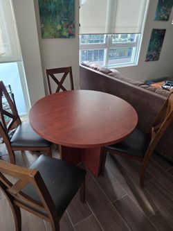 Table and chairs