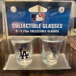 Dodgers Collectible Shot Glasses 