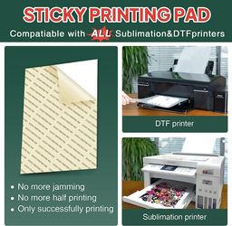 DTF Transfer Film with Smart Printing Pad for All Converted