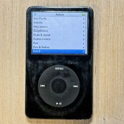 Apple iPod 5thGen A:1136 80GB Black Working Bad Headphone Jack Read Info Blw! 