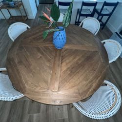 Restoration Hardware Trestle Dining Table 60"