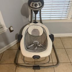 Graco Simple Sway Baby Swing - Gray