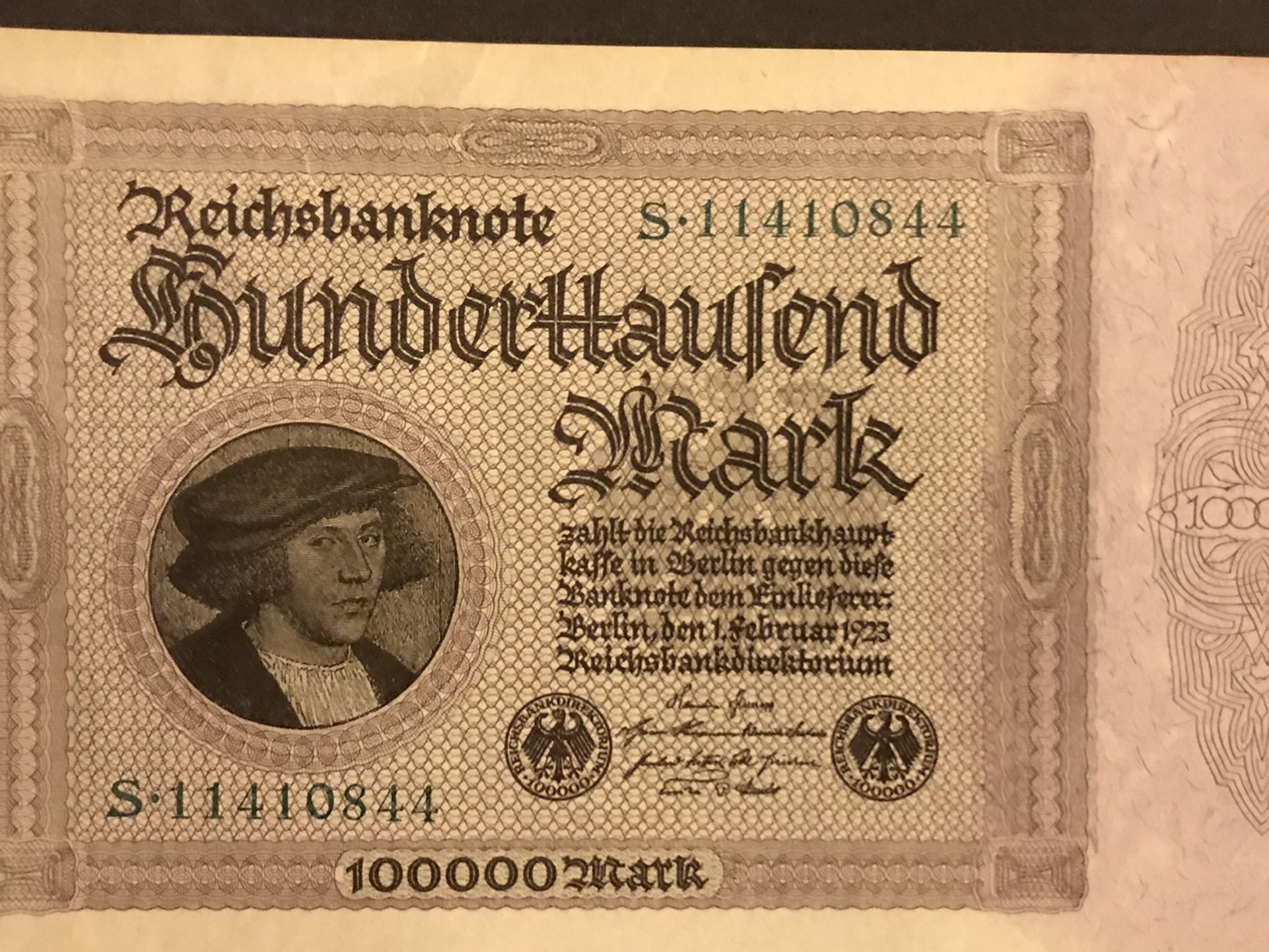 German 100,000 Mark
