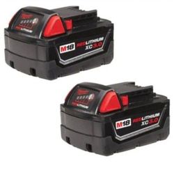 Milwaukee M18 18-Volt Lithium-Ion XC Extended Capacity Battery Pack 3.0Ah (2-Pack)