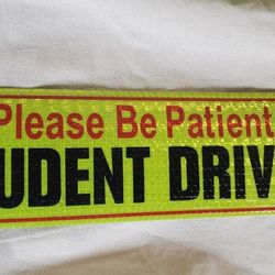 New Student Driver Car Magnet 