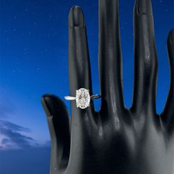 Diamond Ring In 14k White Gold