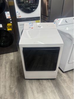 LG - 7.3 Cu. Ft. Smart Gas Dryer with Sensor Dry & AI Dry  - Alpine White  🔥