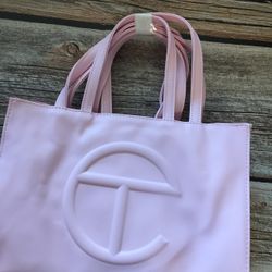 Telfar Medium Shopping Bag pink			
