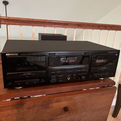 Vintage Kenwood Stereo Dual Cassette Deck Player/Recorder -New Braunfels